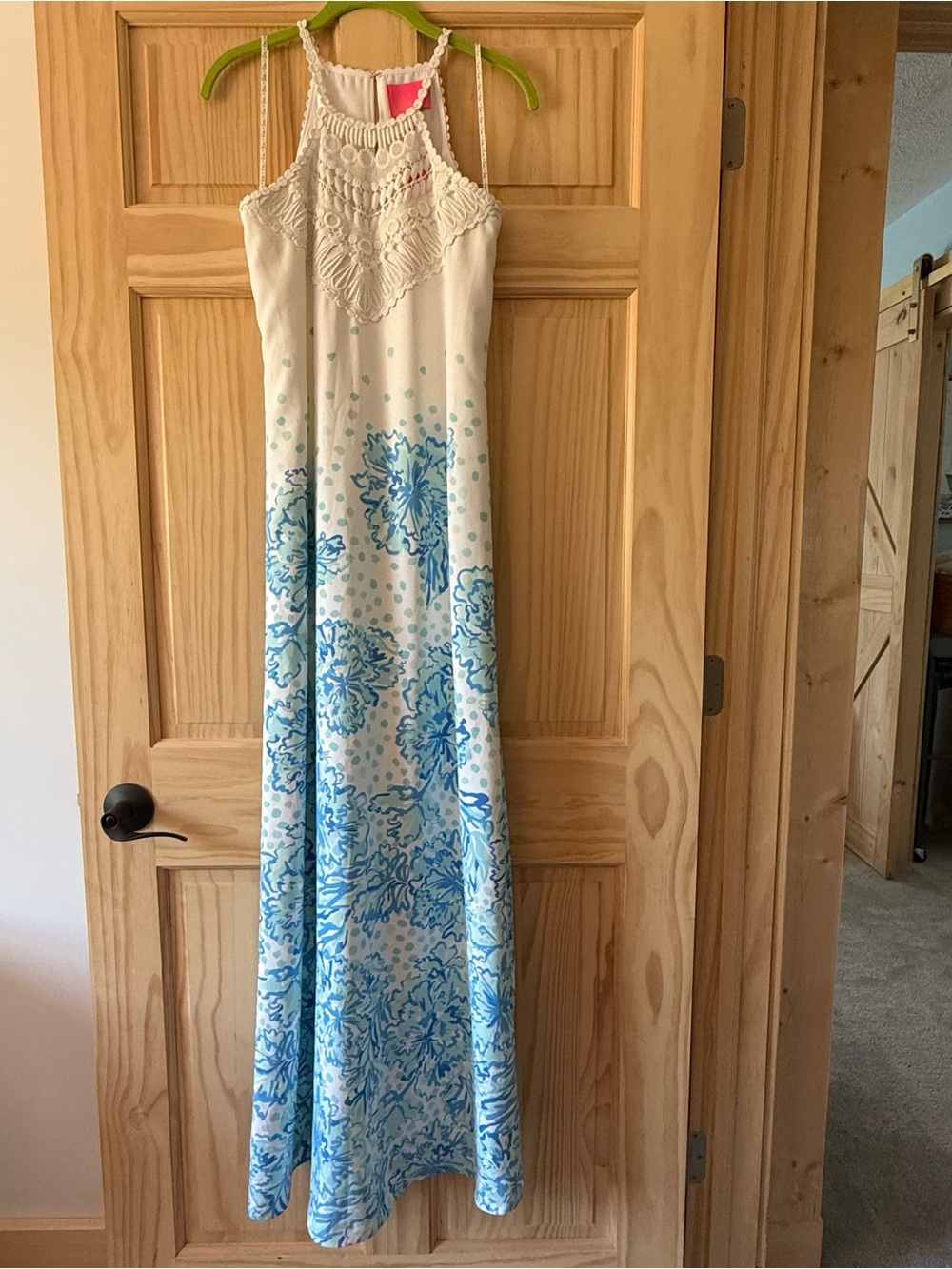 NWT Lilly Pulitzer Pearl Soft Maxi Dress Resort White Karma Camella Engineered